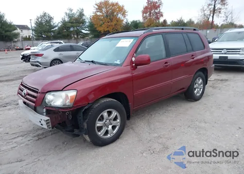 2006 Toyota Highlander V6 z USA, uszkodzony, nr VIN JTEDP21A860091555